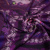Изображение Шелк натуральный матовый фиолетовый, античный дизайн