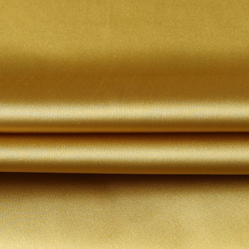 Изображение Шелк атласный стрейч, золото