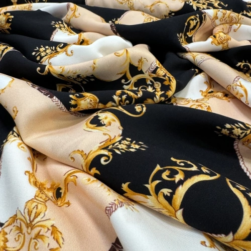 Изображение Плательная ткань вензеля, ремни, дизайн VERSACE