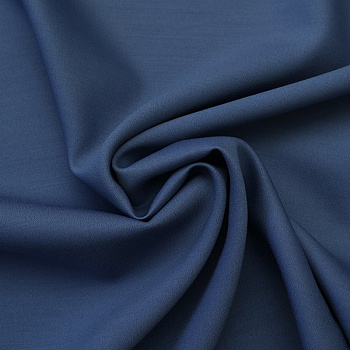 Изображение Пальтово-костюмная ткань синяя