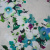 Изображение Плательная ткань хлопок, крупные цветы, бирюза фиолетовый