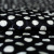 Изображение Курточная стежка на подкладке, горох, черно-белый