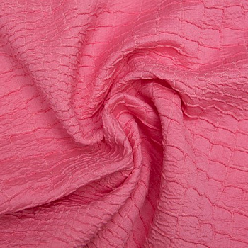 Изображение Жаккард розовый с вискозой, дизайн VERSACE