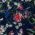 Изображение Хлопок стрейч, полевые цветы на темно-синем