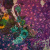 Изображение Шелк шифон натуральный купон, звездное ⭐ небо — цветочный