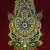 Изображение Трикотаж с каймой стрейч, вискоза, мерлот, этнический дизайн