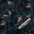 Изображение Трикотаж плотный с вискозой, темно-синяя абстракция