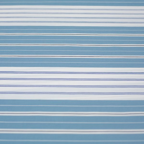 Изображение Плательная ткань полоса, белый, голубой, дизайн MAX MARA