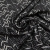 Изображение Плательно-костюмная ткань с вискозой, черно-белая елочка