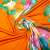 Изображение Трикотаж, цветы на оранжевом, дизайн BLUMARINE