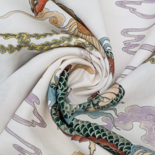 Изображение Плательная ткань Азия, дракон