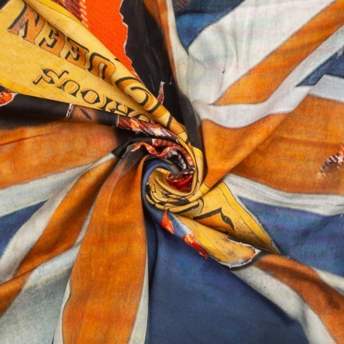 Изображение Хлопок купон, британский флаг, 176 см