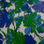 Изображение Трикотаж футер, хлопок стрейч, тропические листья