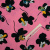 Изображение Репс хлопок с вискозой стрейч, цветы в кленовой тени