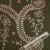 Изображение Хлопок купон шитье с вискозой перфорированный, зеленый хаки, этно узор