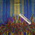 Изображение Атласный шелк натуральный стрейч, мистические лилии