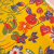 Изображение Плательная ткань вискоза, RATTI, кайма, цветы, желтый