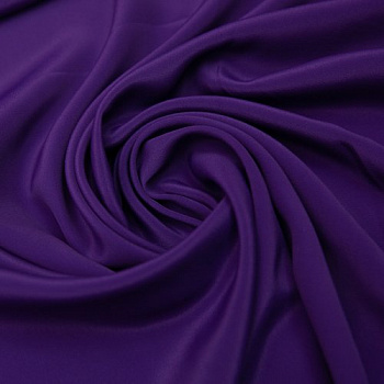 Изображение Шелк вискозный, однотонный фиолетовый
