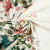 Изображение Хлопок, сатин стрейч, цветы на молочном, кайма, дизайн для MOOD