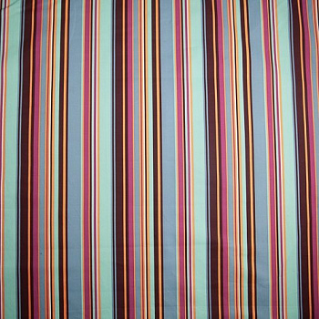 Изображение Хлопок стрейч, разноцветная полоса, 2 цвета