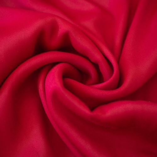 Изображение Костюмная ткань двойная, твил, красный