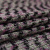 Изображение Твид шанель черно-серая с розовым меланжем