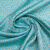 Изображение Жаккард, голубой, цветы, с люрексом