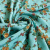 Изображение Плательная вискоза, RATTI, цветы на бирюзовом