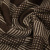 Изображение Трикотаж шерстяной, коричнево-бежевая клетка