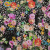 Изображение Шелк стрейч, горох и цветы