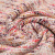 Изображение Твид шанель бежевого цвета с красно-малиновым меланжем
