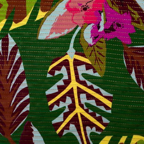 Изображение Вискоза деворе, с люрексом, тропики, дизайн MAX MARA