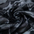Изображение Тафта жаккард, черно-серая, рисунок цветы
