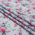 Изображение Плательная ткань тенсель, цветы на сером