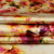 Изображение Шелк атласный, размытые цветы