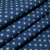 Изображение Джинс стрейч, мелкие голубые звезды на синем