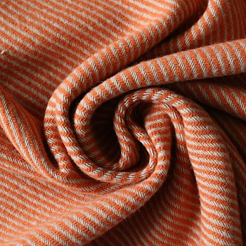 Изображение Пальтово-костюмная, диагональная полоса, оранжевый