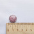 Изображение Пуговица на полуножке круглая, ободок, пыльно-розовый