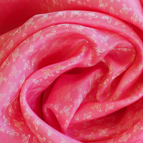Изображение Подкладочная ткань розовая, юла