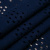 Изображение Шитье хлопковое темно-синее, зигзаги
