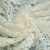 Изображение Кружево французское белое, хлопок с вискозой, крупные цветы