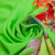 Изображение Крепдешин шелковый натуральный стрейч, желто-зеленый, тропики, дизайн VERSACE