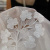 Изображение Органза с вышивкой, белая флора