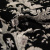 Изображение Жаккард с шерстью черный с молочными цветами, дизайн ARMANI