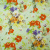 Изображение Хлопок, цветы на мятном, дизайн Pierre Cardin