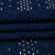 Изображение Шитье хлопковое темно-синее, зигзаги