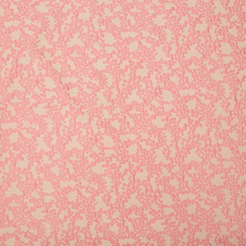Изображение Жаккард со слюдой, точки, розовый
