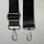 Изображение Ремень для сумки плечевой с карабинами, 140 см, черный