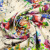 Изображение Шелк со льном, акварельные цветы