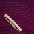 Изображение Плательный креп стрейч, вишневый листики, дизайн MAX MARA